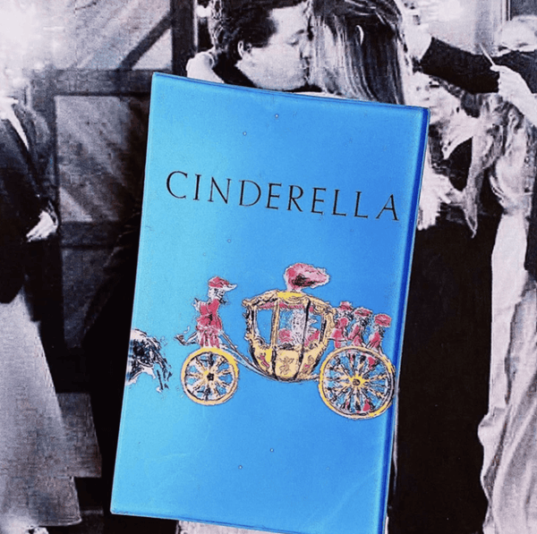 Cinderella Vintage Jacket Decoupage Glass Tray - Wholesale Ben's Garden 