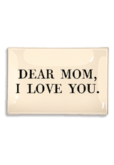 Dear Mom, I Love You Decoupage Glass Tray - Wholesale Ben's Garden 