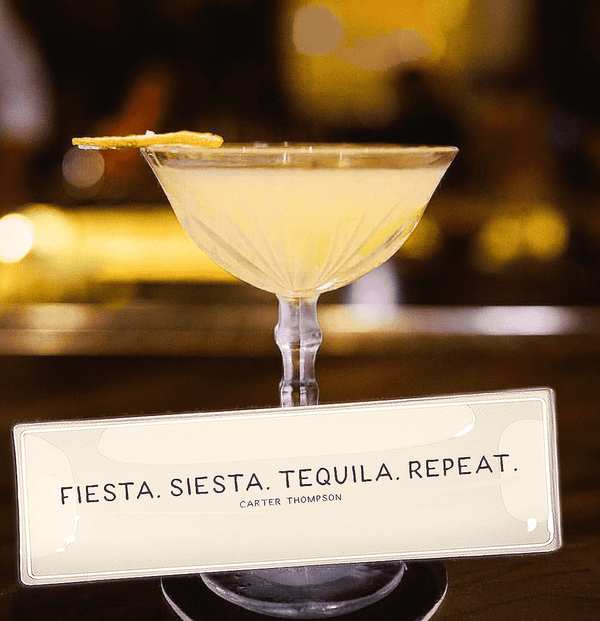 Bensgarden.com | Fiesta. Siesta. Tequila. Repeat. Decoupage Glass Tray - Bensgarden.com