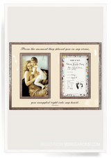 Bensgarden.com | From The Moment They Placed You Double 5"x 7" Copper & Glass Photo Frame - Bensgarden.com