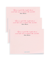 Give A Girl The Right Shoes Set/ 3 Scribble-It stickies Pad // Min. Case Pack of 6 - Wholesale Ben's Garden 