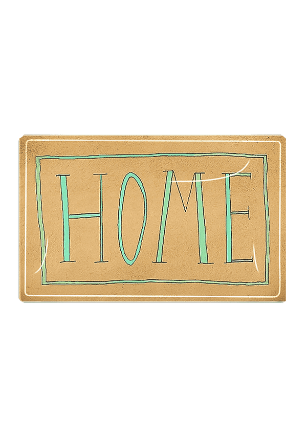 Home Handwriting Glass Decoupage Tray - Wholesale Ben's Garden 