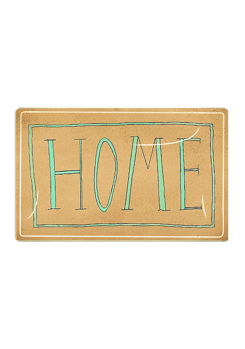 Home Handwriting Glass Decoupage Tray - Wholesale Ben's Garden 