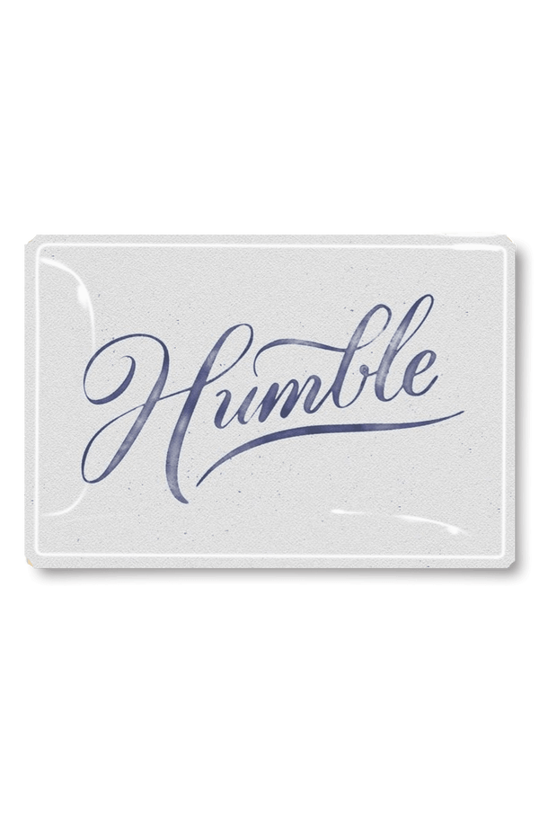 Humble Script Decoupage Glass Tray - Wholesale Ben's Garden 