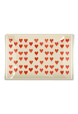 I Love You With A Thousand Hearts Decoupage Glass Tray - Wholesale Ben's Garden 