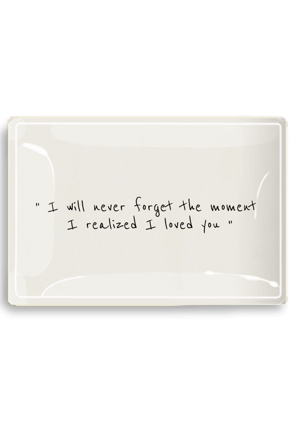 I Will Never Forget The Moment Decoupage Glass Tray - Wholesale Ben's Garden 