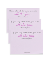 If You Obey All The Rules Set/ 3 Stickies Pad // Min. Case Pack of 6 - Wholesale Ben's Garden 