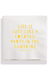 Life Is Just Like A Cocktail Party Amusing Cocktail Napkins // Min. Case Pack of 6 - Wholesale Ben's Garden 