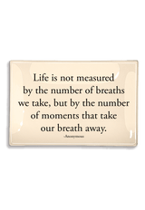Life Is Not Measured Decoupage Glass Tray - Wholesale Ben's Garden 
