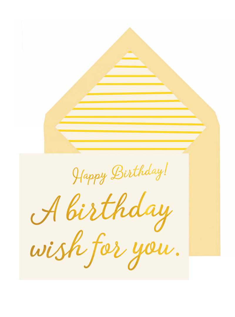 Bensgarden.com | Min. Case Pack // A Birthday Wish For You Greeting Card, Single Blank Card or Boxed Set - Bensgarden.com