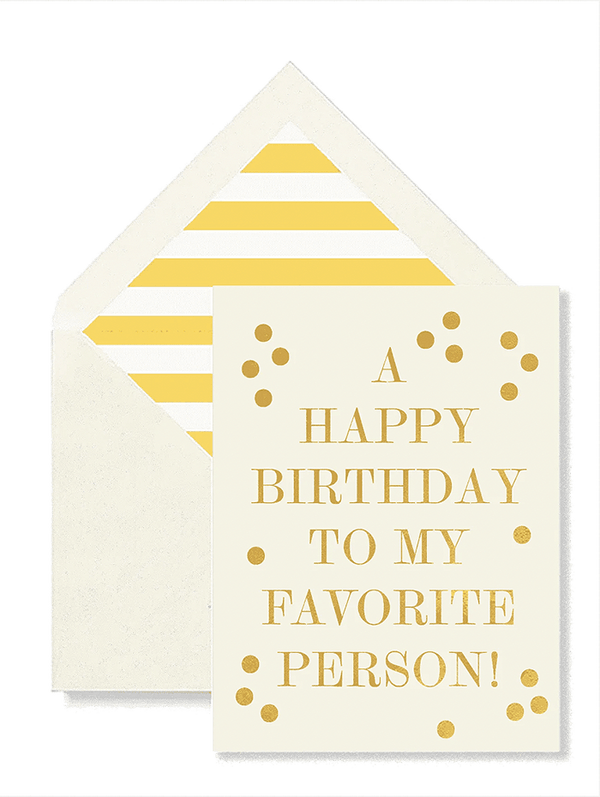 Min. Case Pack // A Happy Birthday Blank Single Folded Greeting Card - Wholesale Ben's Garden 