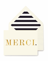 Bensgarden.com | Min. Case Pack // Merci. Greeting Card, Single Folded Card or Boxed Set of 8 - Bensgarden.com