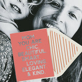 Bensgarden.com | Min. Case Pack // Mom You Are Chic Greeting Card, Single Blank Signature Card - Bensgarden.com