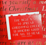 Min. Case Pack // The Best Way To Spread Christmas Cheer Greeting Card, Single or Boxed Set of 8 - Wholesale Ben's Garden 
