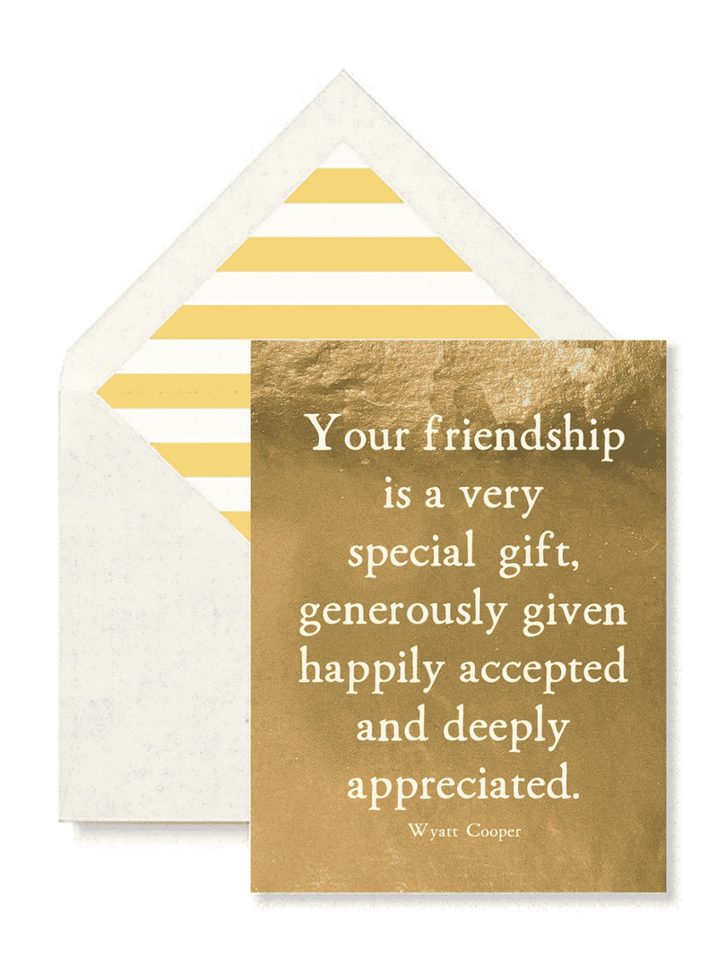 Bensgarden.com | Min. Case Pack // Your Friendship Is A Very Special Gift Greeting Card - Bensgarden.com