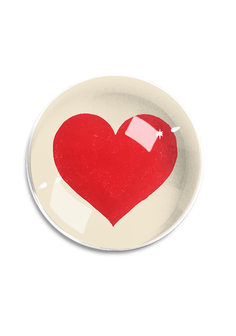 Min. Case Pack of 2 // My Heart Is Full Crystal Dome Paperweight