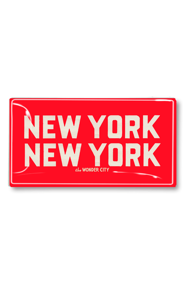 New York, New York Decoupage Glass Tray - Wholesale Ben's Garden 