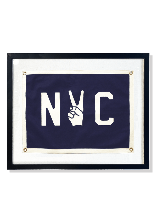 NYC Cut-And-Sewn Wool Felt Pennant Flag - Wholesale Ben's Garden 