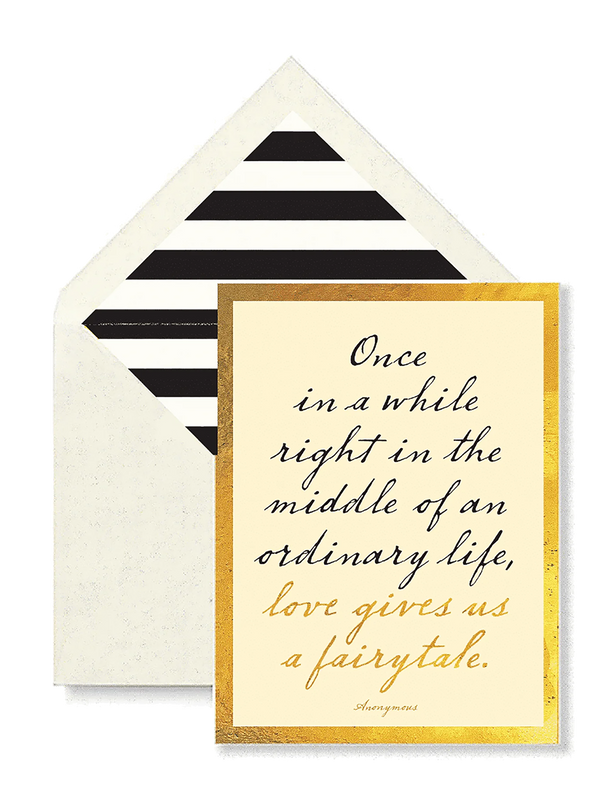 Min. Case Pack // Once In A Right In The Middle Greeting Card, Single Folded Card