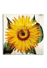Sunflower Decoupage Glass Tray - Wholesale Ben's Garden 