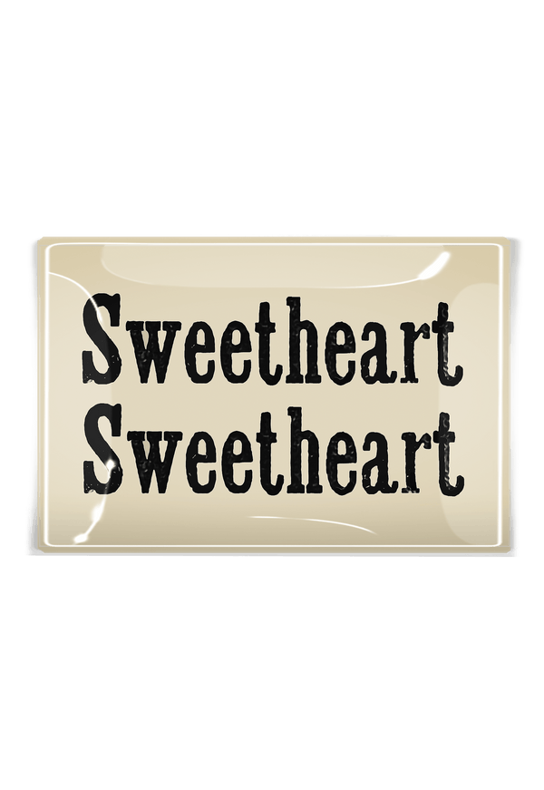 Sweetheart, Sweetheart Decoupage Glass Tray - Wholesale Ben's Garden 