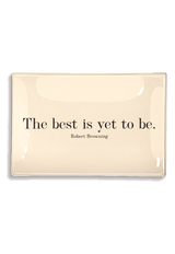 The Best Is Yet To Be Decoupage Glass Tray - Wholesale Ben's Garden 