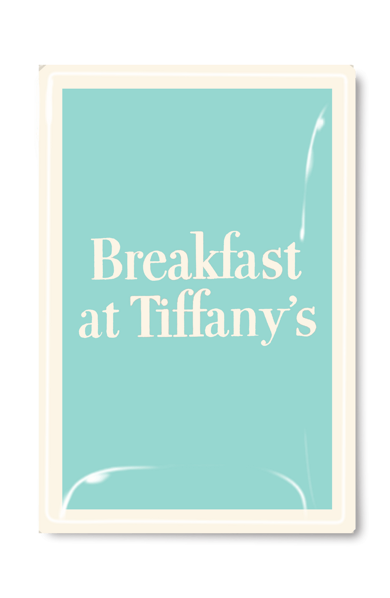 Vintage Breakfast At Tiffany's Decoupage Glass Tray - Wholesale Ben's Garden 