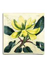 Yellow Magnolia No. 1206 Decoupage Glass Tray - Wholesale Ben's Garden 