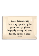 Your Friendship Is Decoupage Glass Tray - Wholesale Ben's Garden 