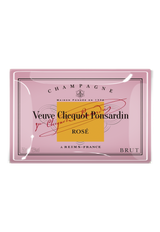 Veuve Clicquot Rose Decoupage Glass Tray